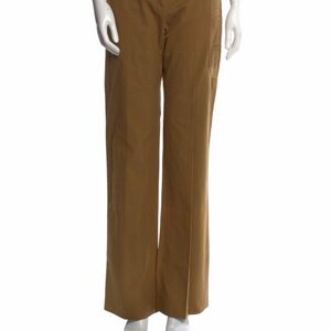 Peter Som Brown Wide-Leg Pants